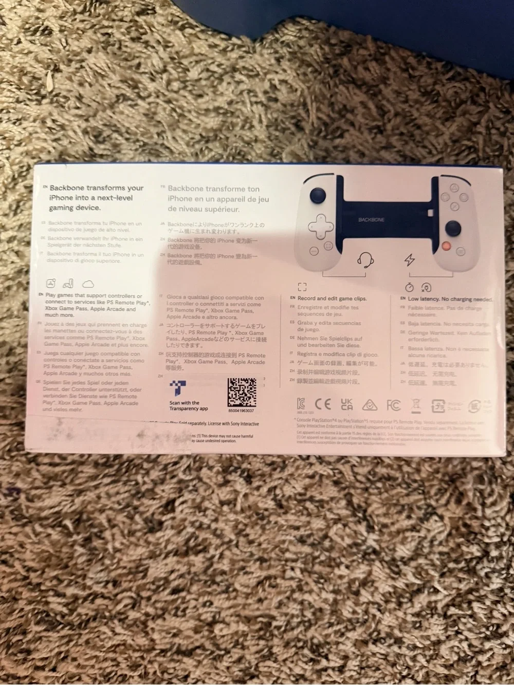Sony PlayStation White Backbone Mobile Controller for iPhone
